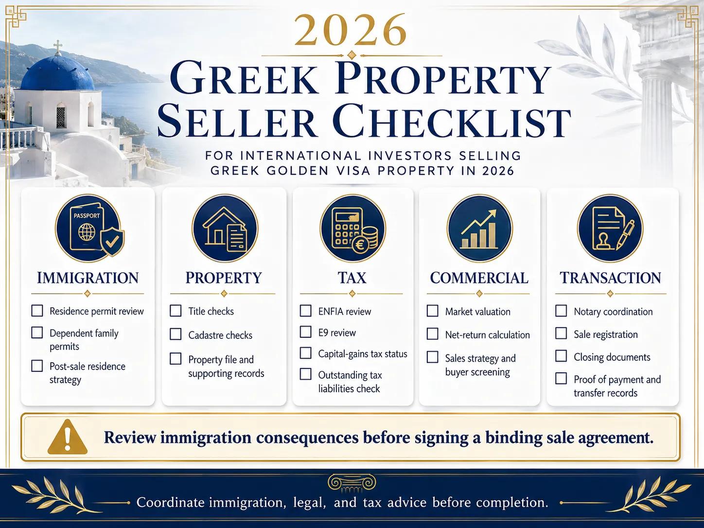 Selling Property in Greece in 2026: A Go