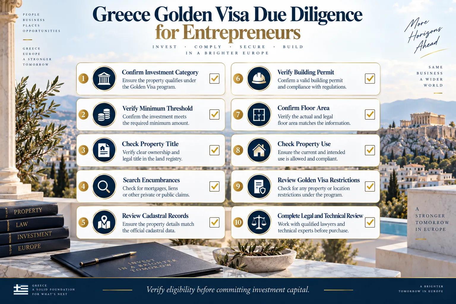 Greece Golden Visa for Entrepreneurs: Re